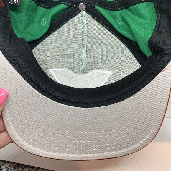 Diamond Supply Co. Snapback Hat Green Red - Picture 6 of 6
